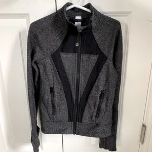 Ivviva Black and Gray Zip Up Jacket